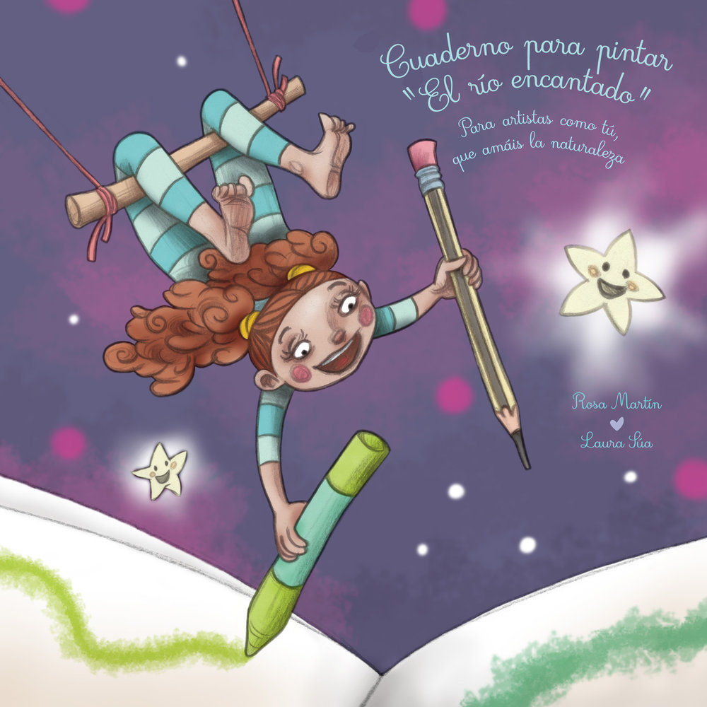 CUADERNO DE PINTAR EL RIO ENCANTADO - Livriz Sell - Distribuidor de Libros