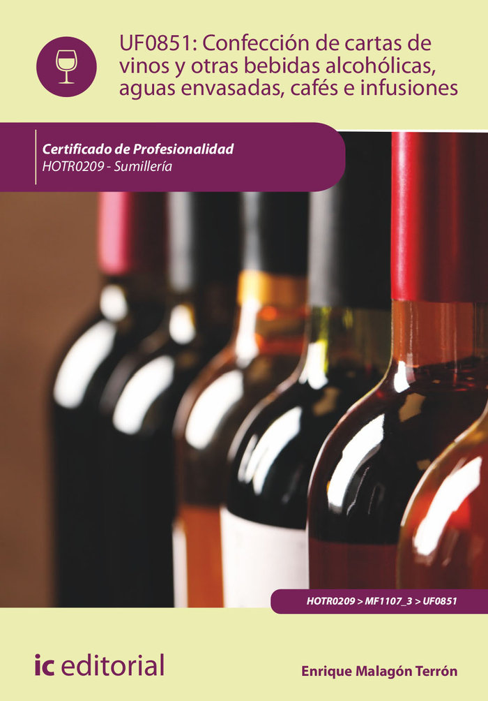 Confeccion De Cartas De Vinos Otras Bebidas Alcoholicas, Ag