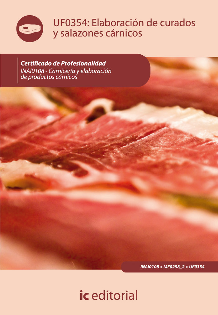 Elaboración De Curados Y Salazones Cárnicos. Inai0108 - Carnicería Y Elaboración De Productos Cárnic