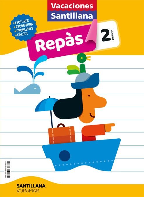 VACACIONES SANTILLANA 2 PRIMARIA REPAS - Livriz Sell - Distribuidor de ...