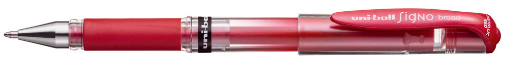 Boligrafo Um-153 Rojo Metalico-1