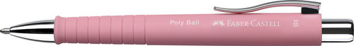 Faber Castell Boligrafo Poly Ball Xb Rosa Tinta Azul-1