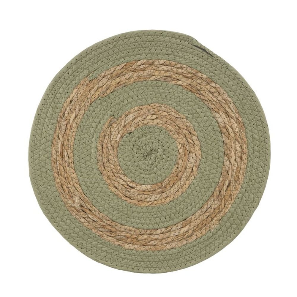 Mantel de fibra verde