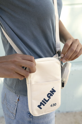 Milan Bolso Pequeño Bandolera Milan 430 Since 1918 Beige-1