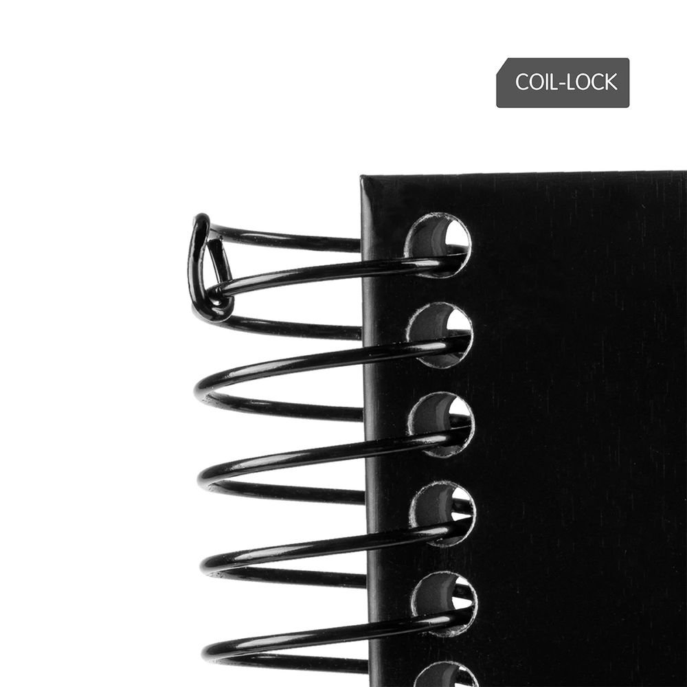 Milan Block A4 Espiral Tapa Dura Rayado 80H 95Gr Shadow-5