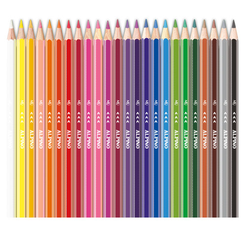 Alpino Up Lapices 24 Colores Surtidos Mina Premium-1