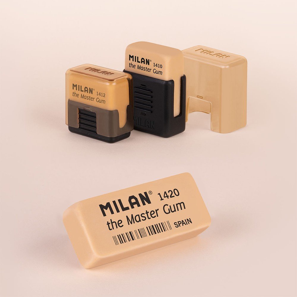 Milan Goma 1410 The Master Gum Especial con Funfa Protectora-4