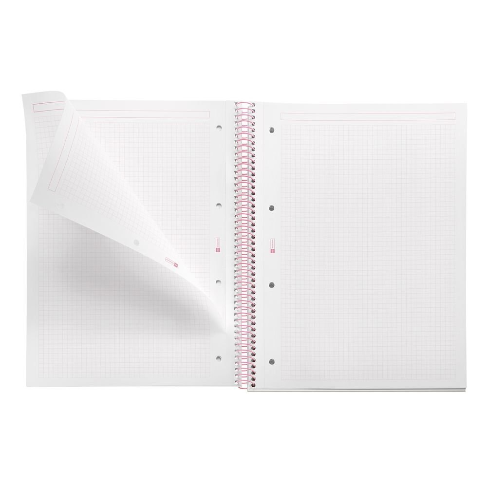 Miquelrius Bloc A4 80 H 90Gr Cuadricula Between The Lines Rosa-3