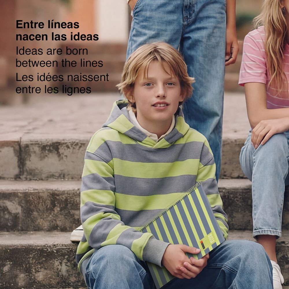 Miquelrius Bloc A4 80H 90Gr Cuadricula Between The Lines Limo-6