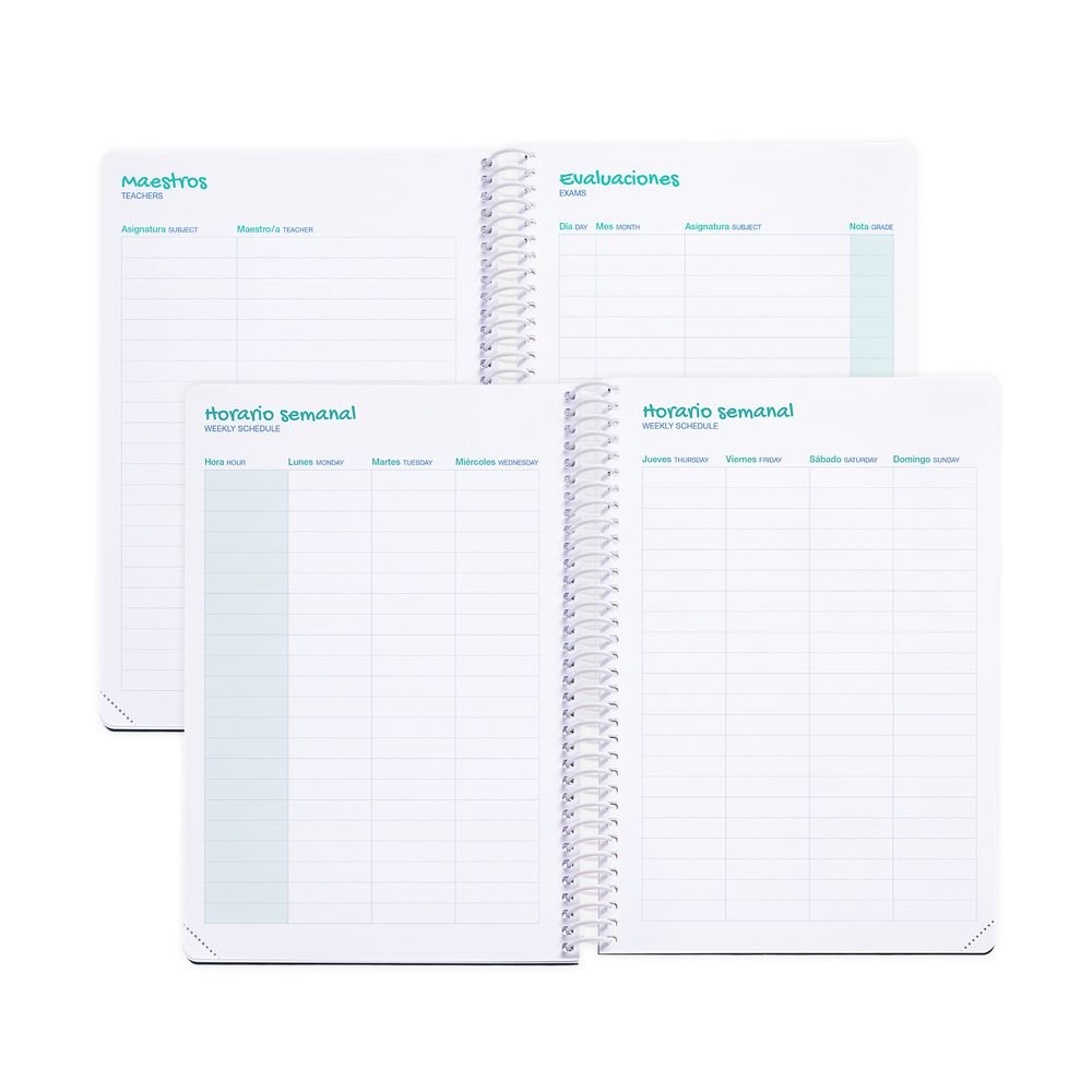 Miquelrius Agenda Escolar 2026/27 A/5 Horizontal Plus S/V Flowery-2