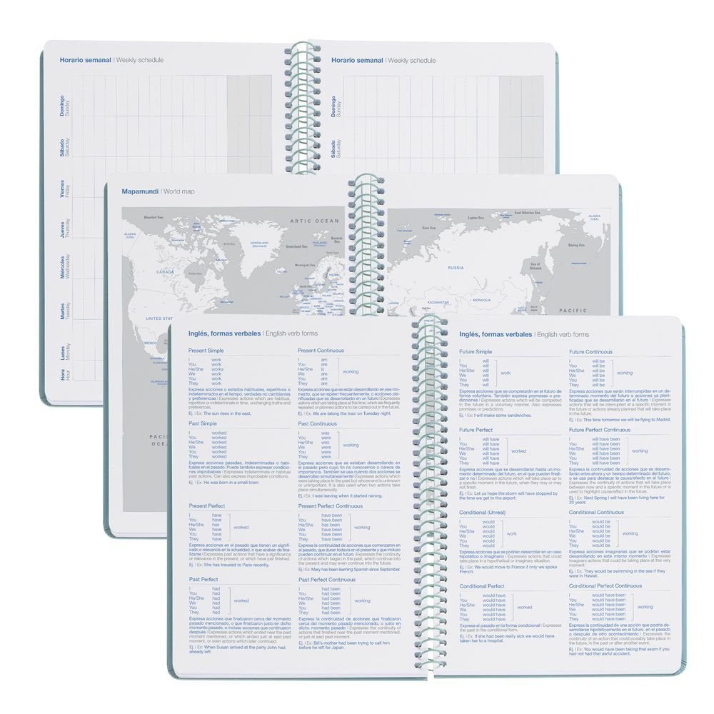 Miquelrius Agenda Escolar 2026/2027 A/5 S/V Horizontal Basic Verde-2