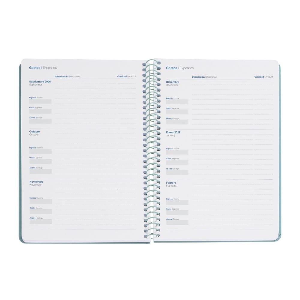 Miquelrius Agenda Escolar 2026/2027 A/5 S/V Horizontal Basic Verde-6