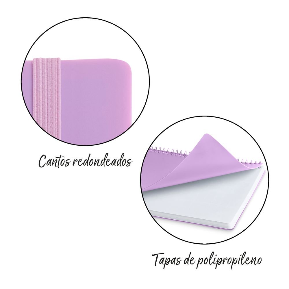 Miquelrius Agenda Escolar 2026/27 Activa S/V Horizontal A6 College Lila-7