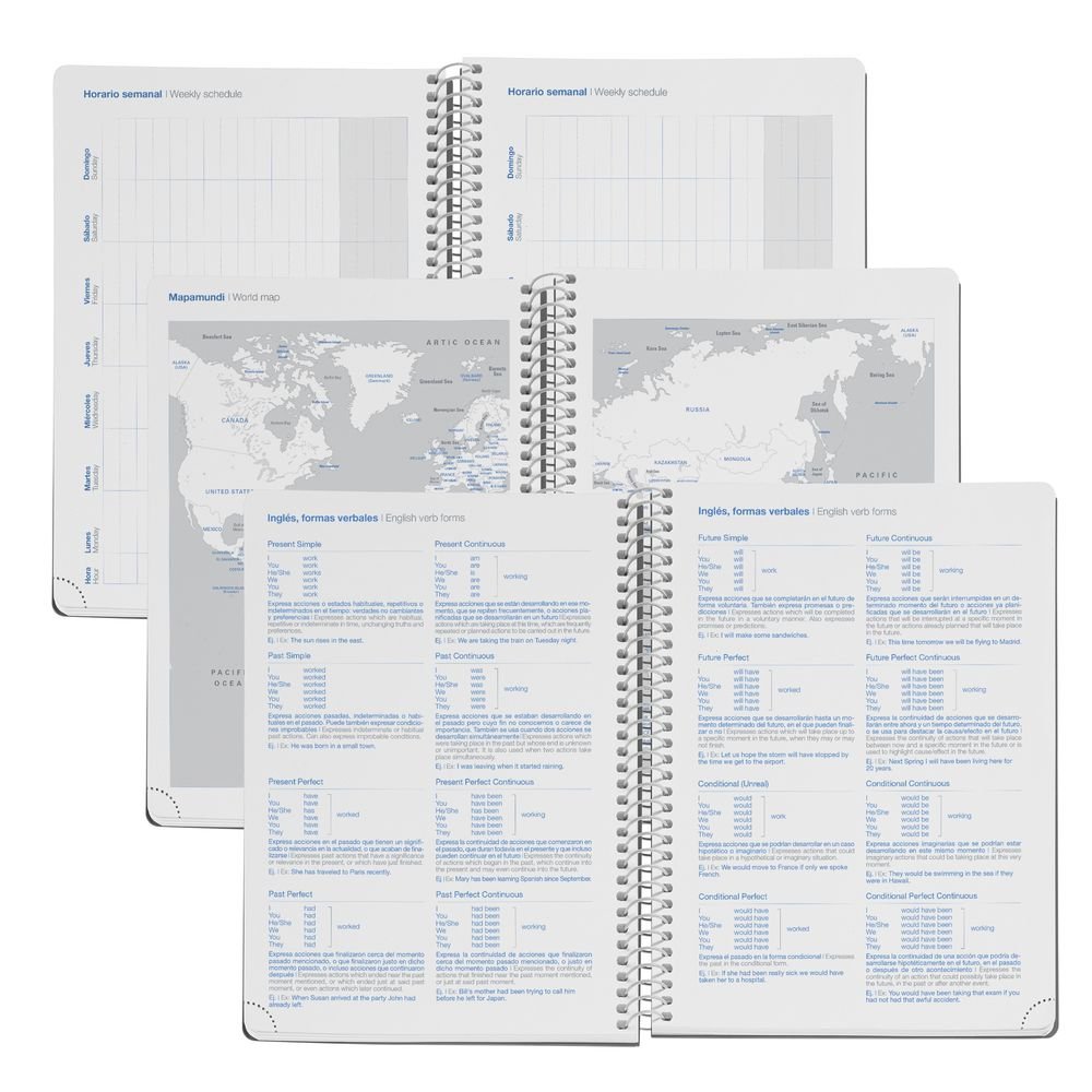 Miquelrius Agenda Escolar 2026/27 S/V Horizontal A6 Duo Blue-Mustard-2
