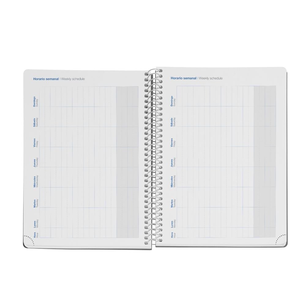 Miquelrius Agenda Escolar 2026/27 S/V Horizontal A6 Duo Blue-Mustard-5