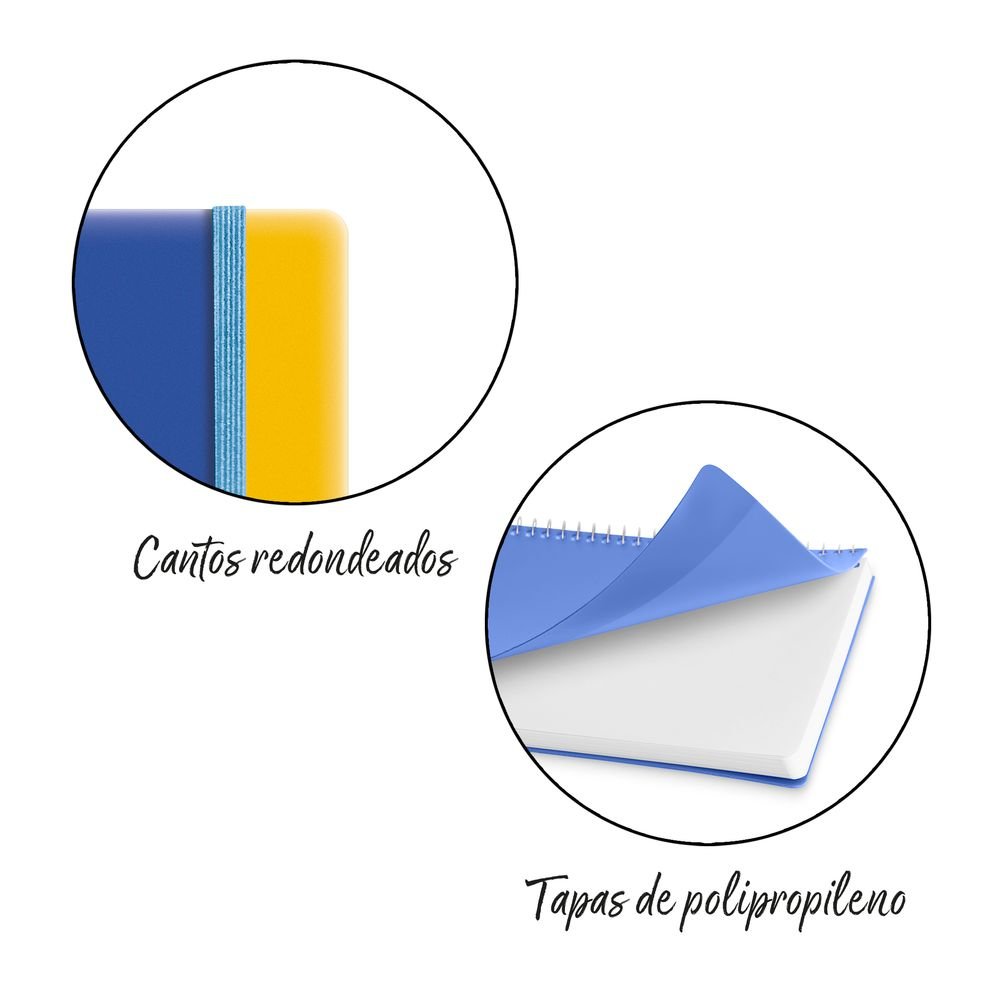 Miquelrius Agenda Escolar 2026/27 S/V Horizontal A6 Duo Blue-Mustard-7