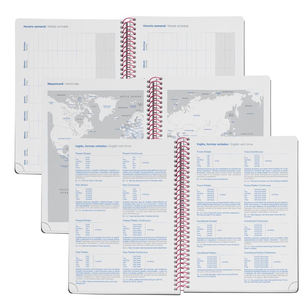 Miquelrius Agenda Escolar 2026/27 D/P A5 Duopink-Blue-2