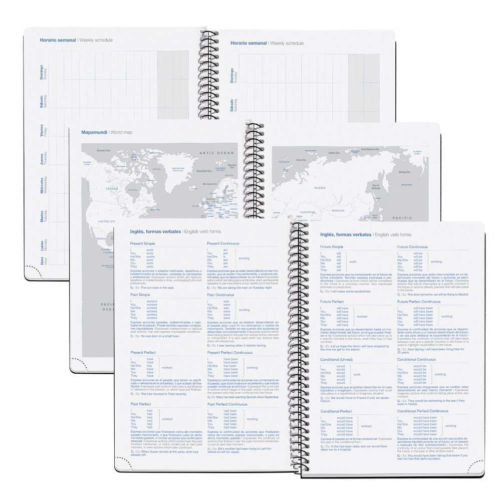 Miquelrius Agenda Escolar 2026/27 Activa S/V A6 Horizontal College Rosa-2