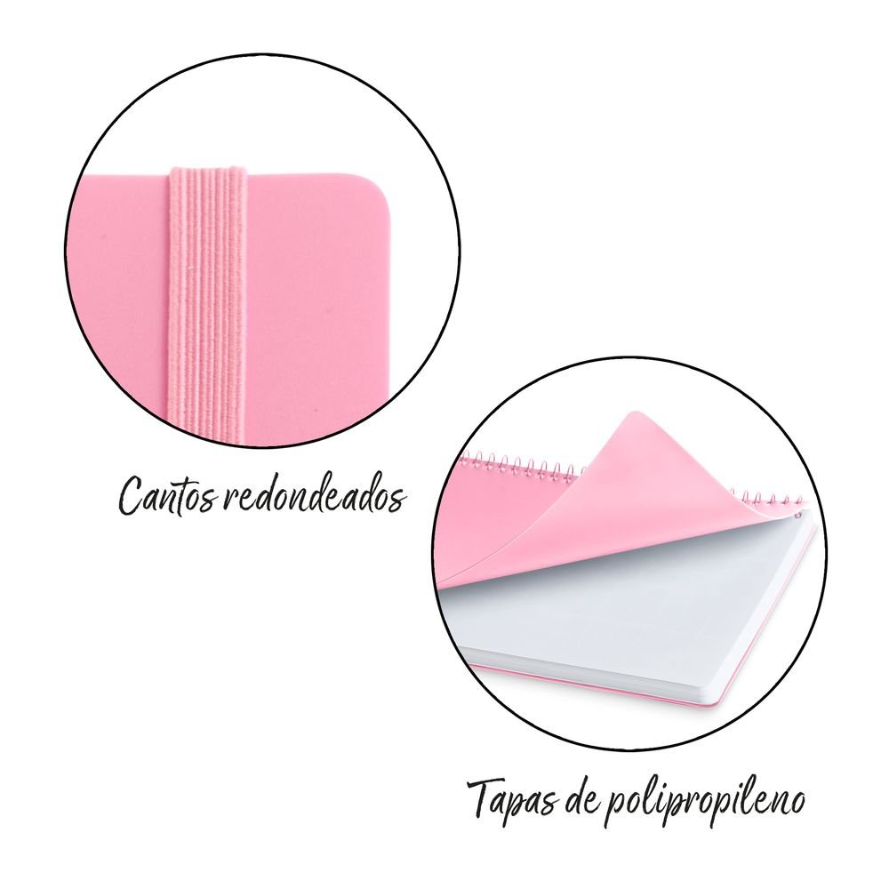Miquelrius Agenda Escolar 2026/27 Activa S/V A6 Horizontal College Rosa-7