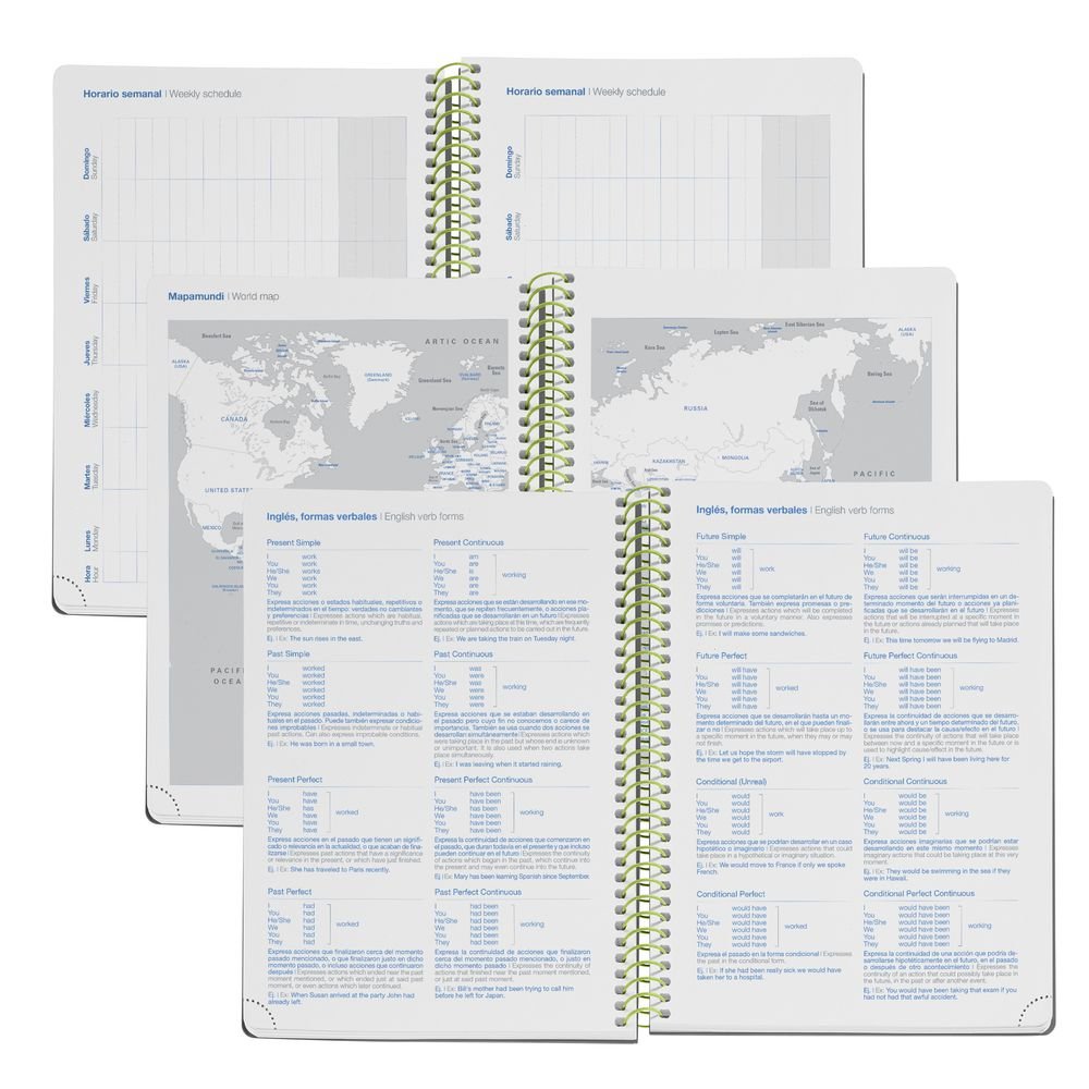 Miquelrius Agenda Escolar 2026/27 S/V Horizontal A5 Duo Green-Lime-2