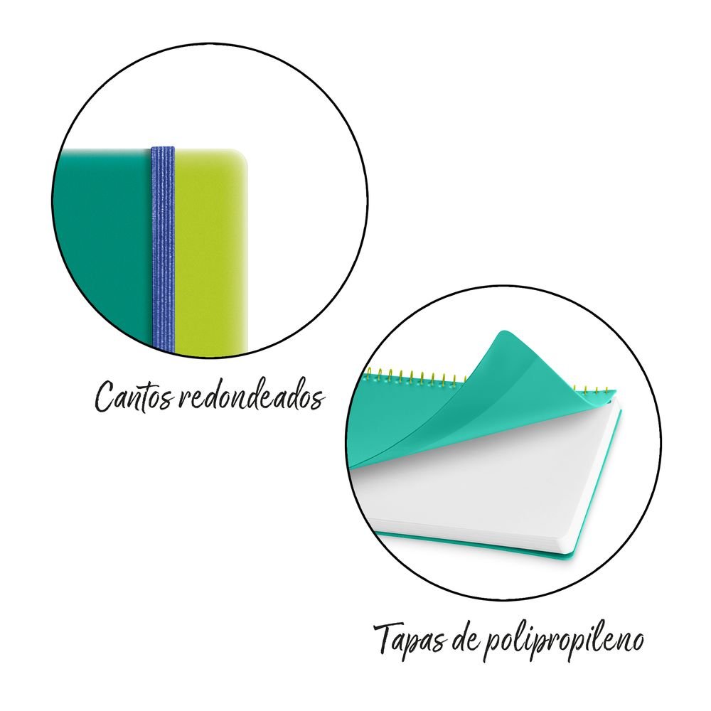 Miquelrius Agenda Escolar 2026/27 S/V Horizontal A5 Duo Green-Lime-7