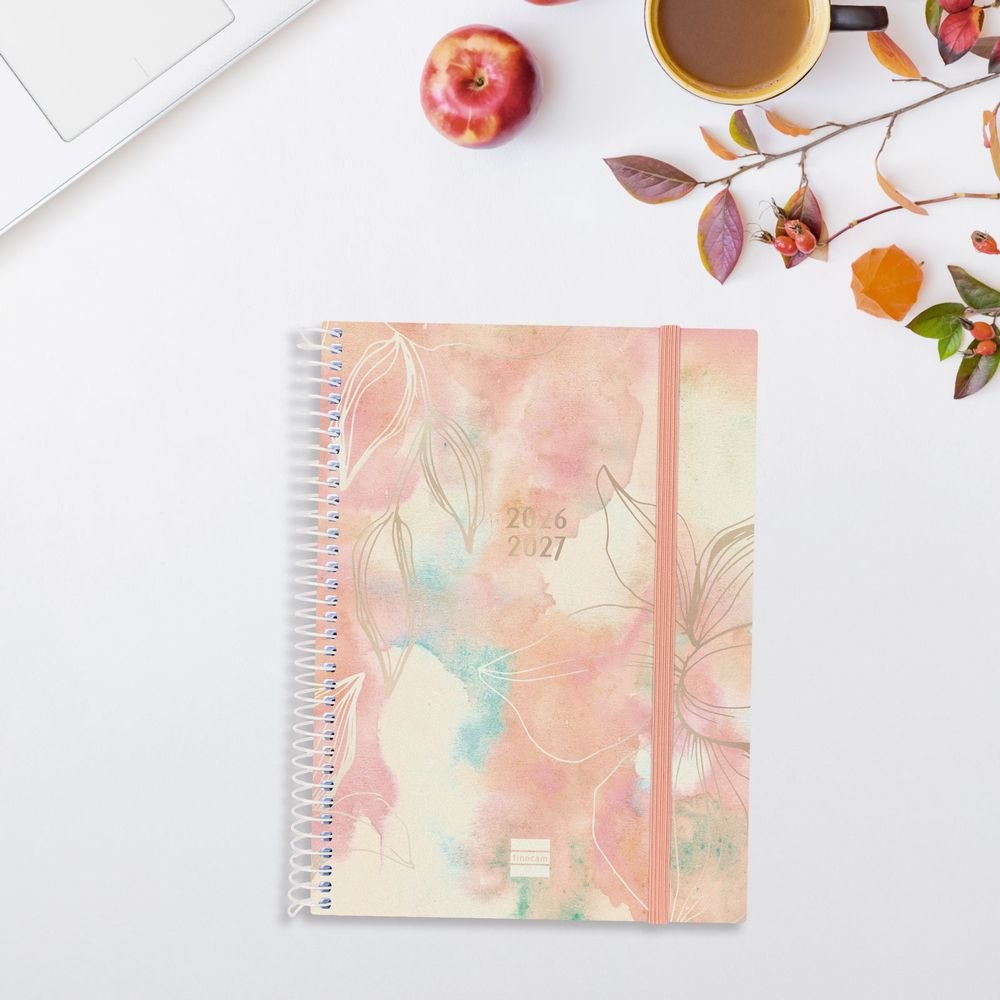 Finocam Agenda 18 Meses 2026/2027 A/5 S/V Espiral Horizontal Pretty-1
