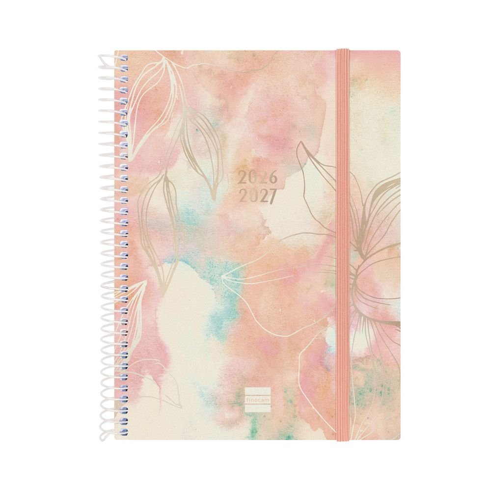 Finocam Agenda 18 Meses 2026/2027 A/5 S/V Espiral Horizontal Pretty-5
