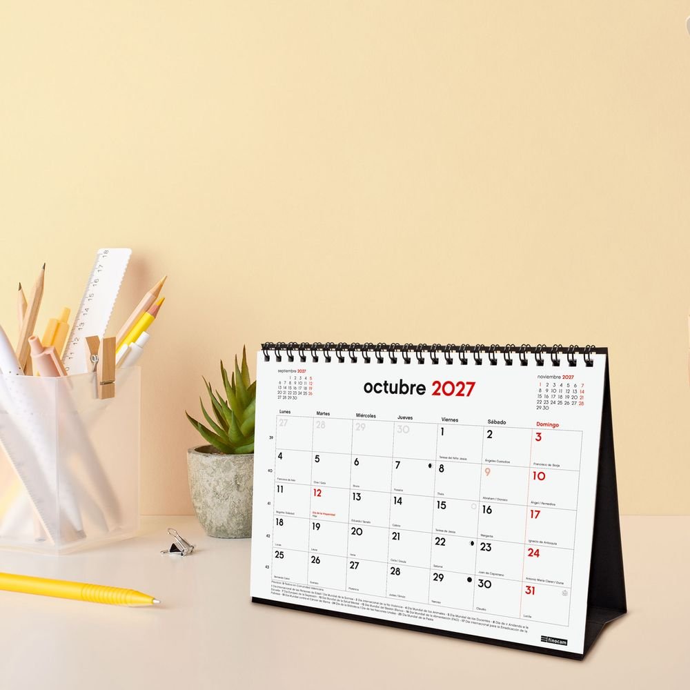 Finocam Calendario 16 Meses Sobremesa S 26-27-1