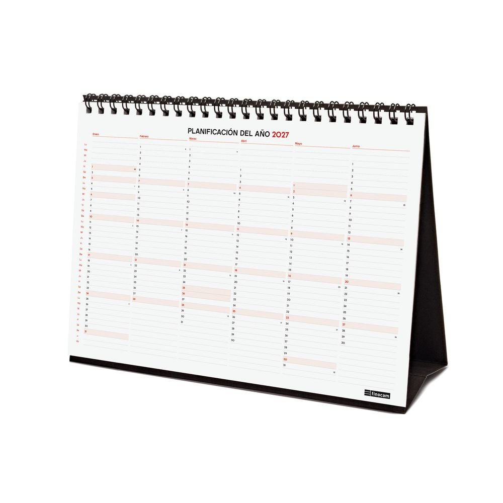 Finocam Calendario 16 Meses Sobremesa S 26-27-2