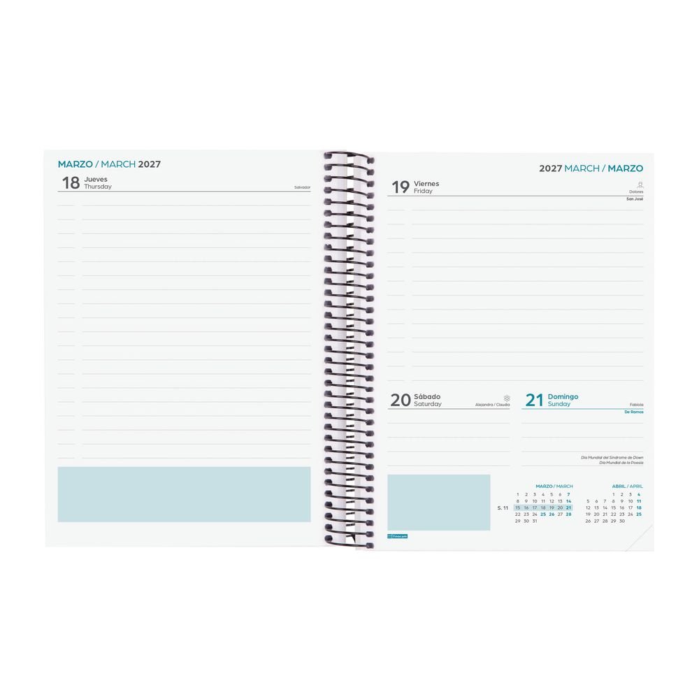 Finocam 26-27 Agenda Escolar Cool A5 Dp Negro-2