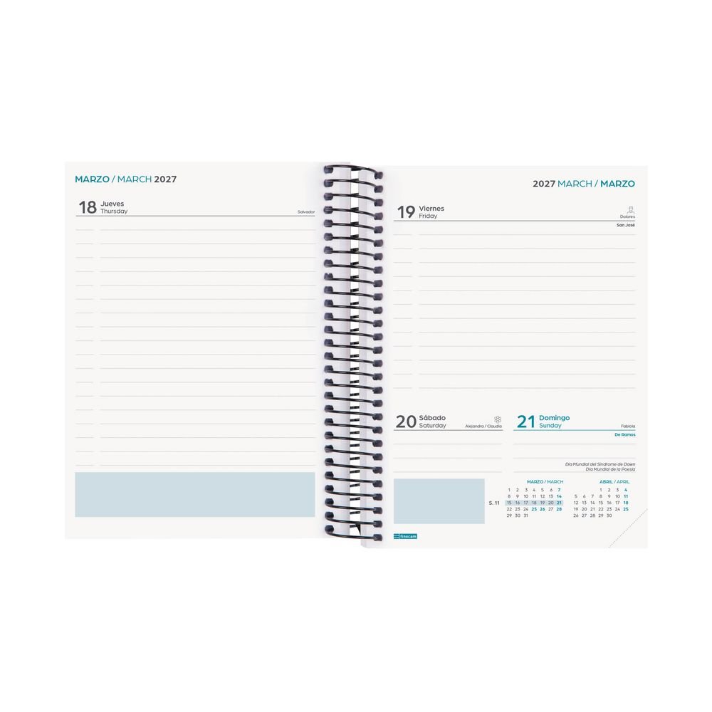 Finocam 26-27 Agenda Escolar Cool 1/8 Dp Negro-2