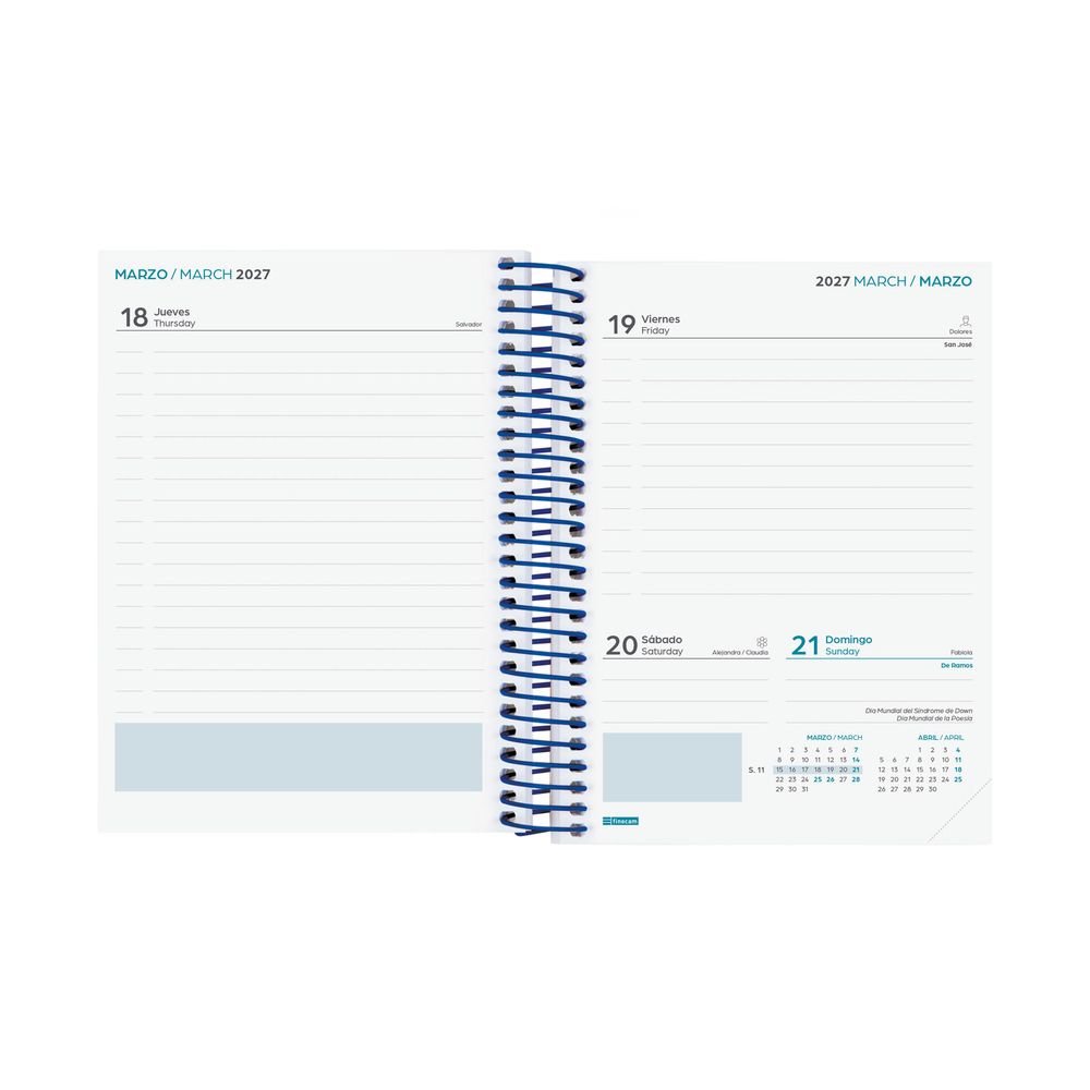 Finocam 26-27 Agenda Escolar Cool 1/8 Dp Azul-2