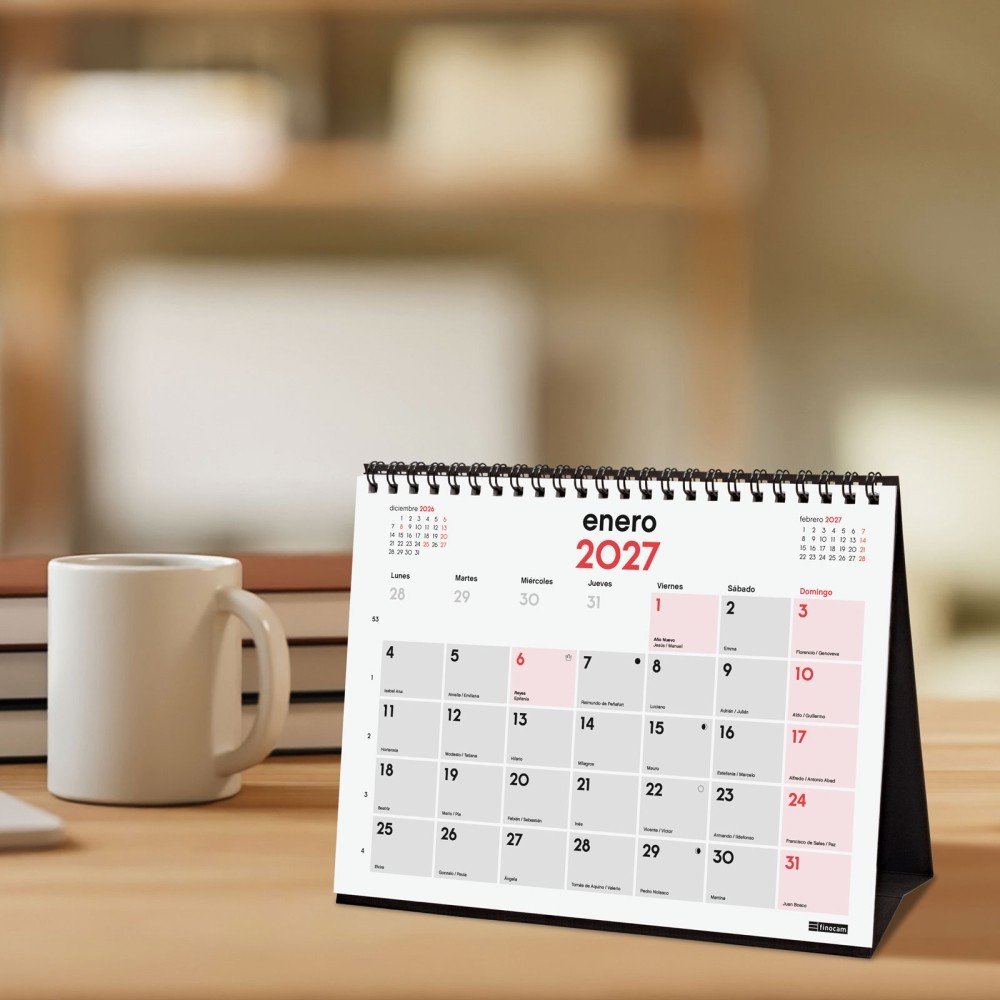 Finocam Calendario Sobremesa 2027 Escribir S-1