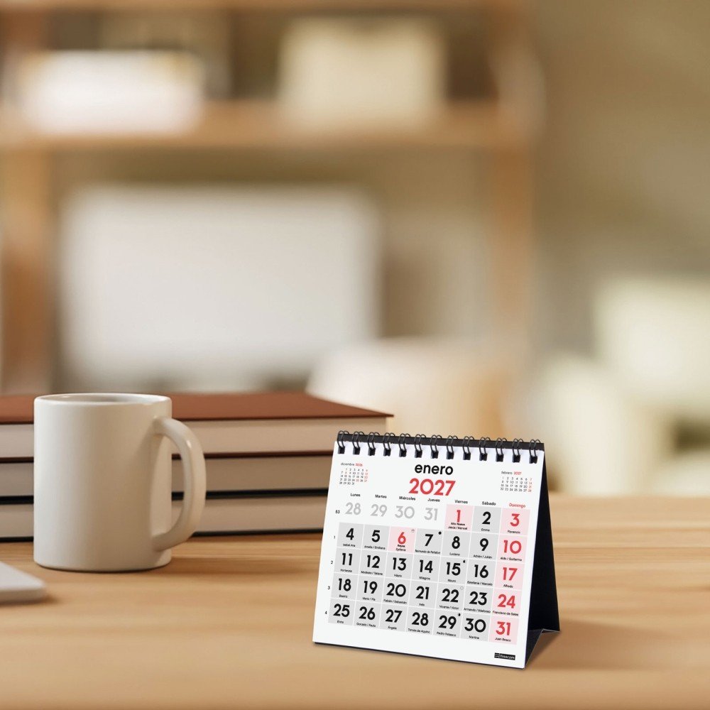 Finocam Calendario Sobremesa 2027 Numeros Grandes Xxs-1
