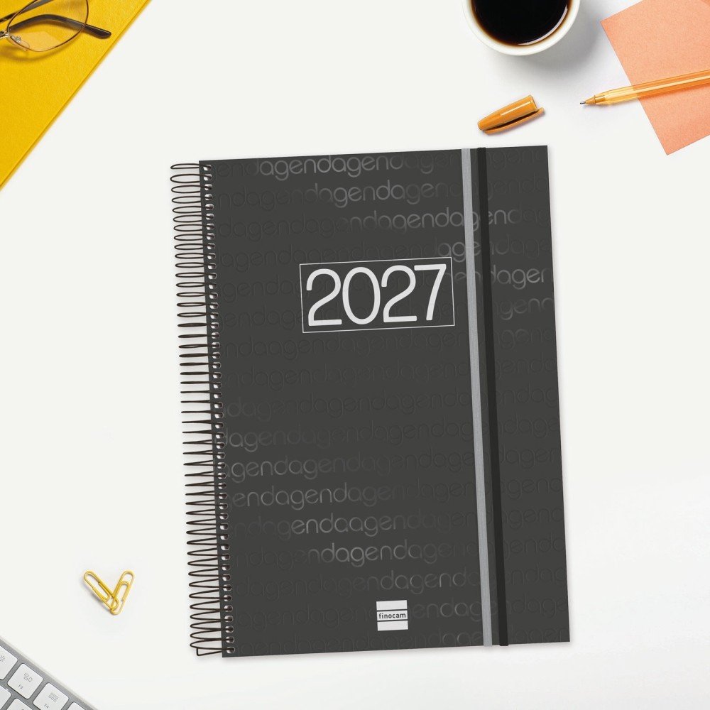 Finocam Agenda Anual 2027 Year E40 Dp Negro-1