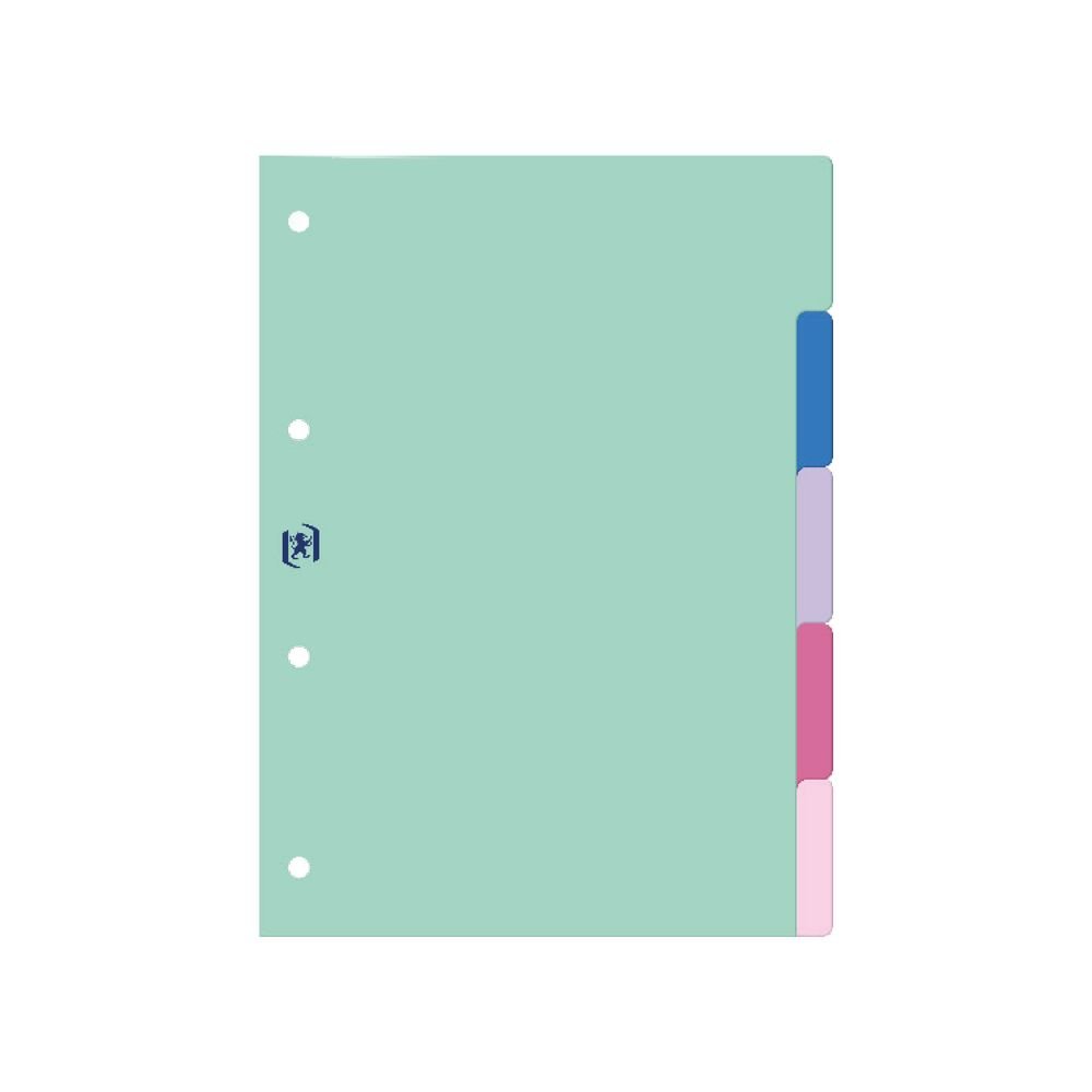 Oxford Archivador Pack Europeanbinder L G Pastel 5X5 + Rec. 80H + Sep-2