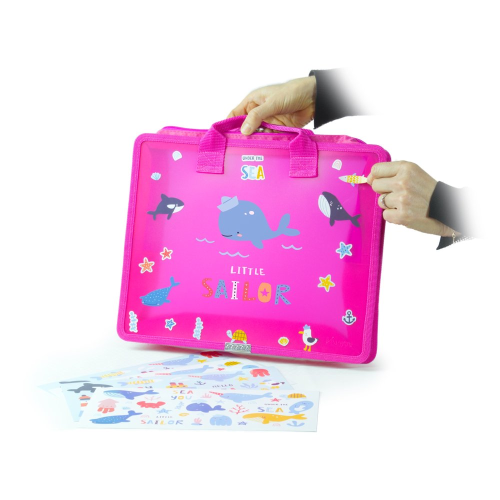 Maletin Cremallera A4 Personalizable Little Sailor-1