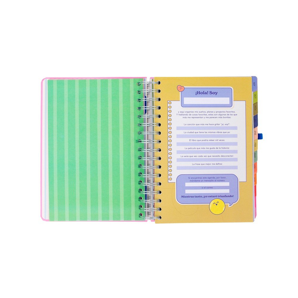 Mr Wonderful Agenda Escolar 26/27 Dia Pagina si la Vida te Da Limones-4