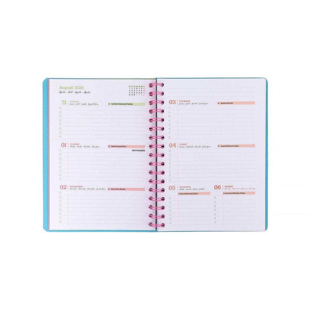 Mr Wonderful Agenda Escolar 26-27 Semanal To Plan Or Not To Plan-5
